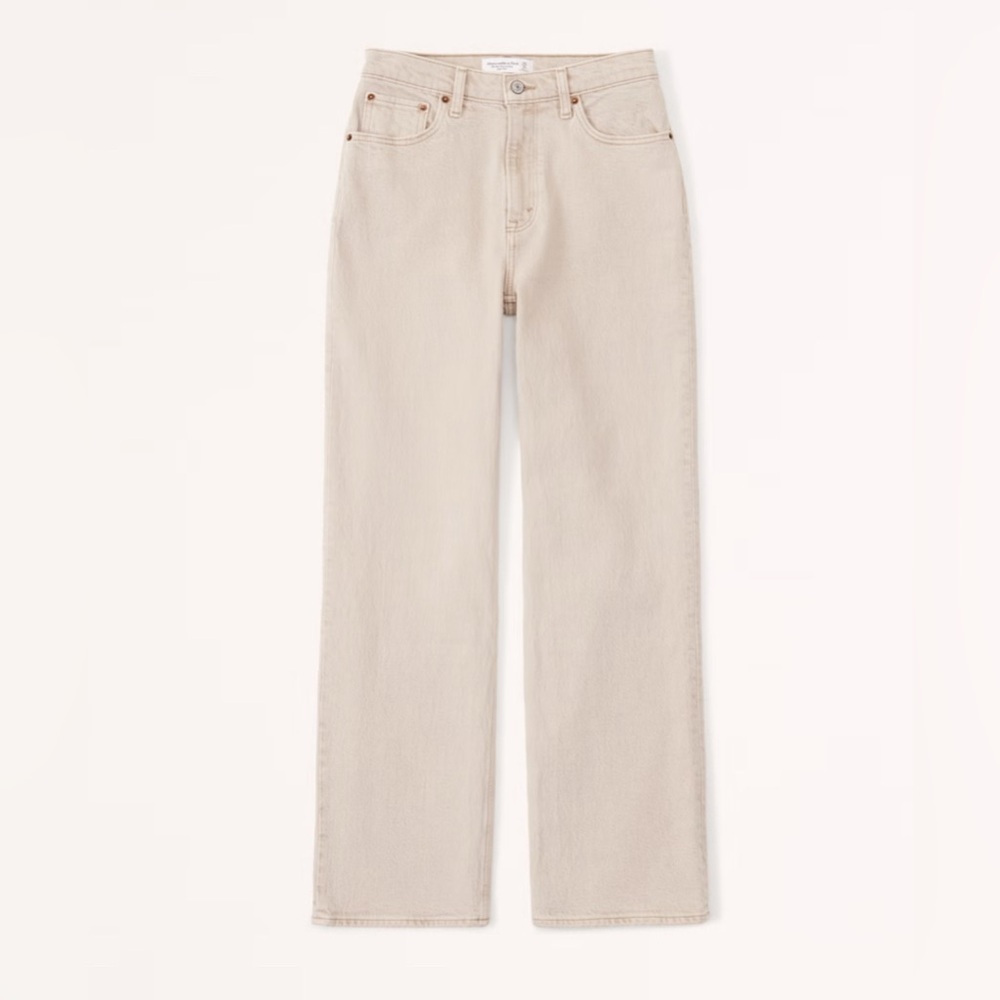 Abercrombie & Fitch The 90s Straight Ultra High Rise Jeans